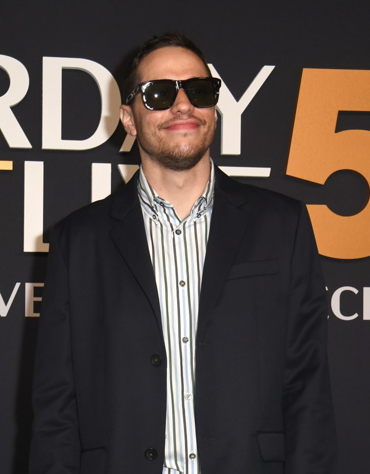 Pete Davidson at the SNL 50th Anniversary Special.