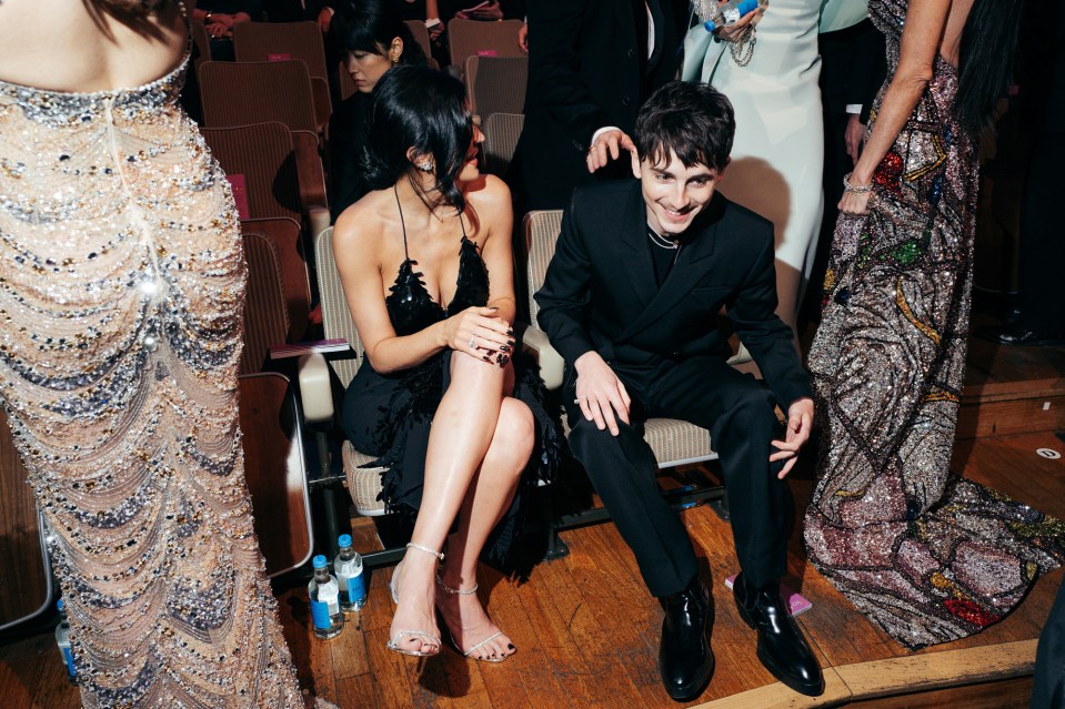 Kylie Jenner and Timothée Chalamet at the EE BAFTA Film Awards.