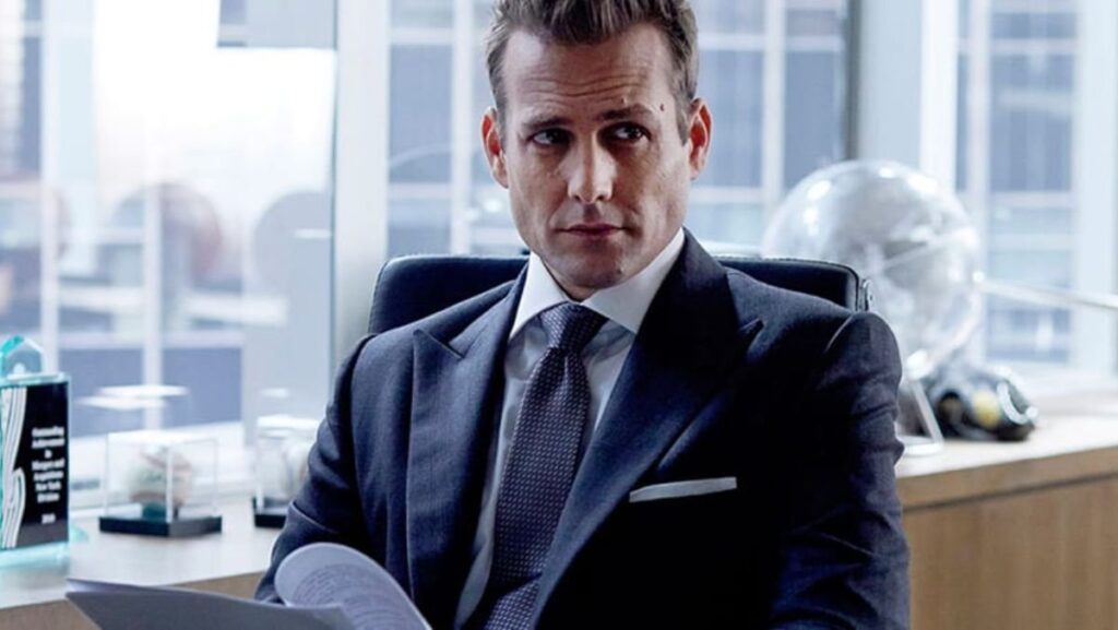 image of harvey specter in suits tv show