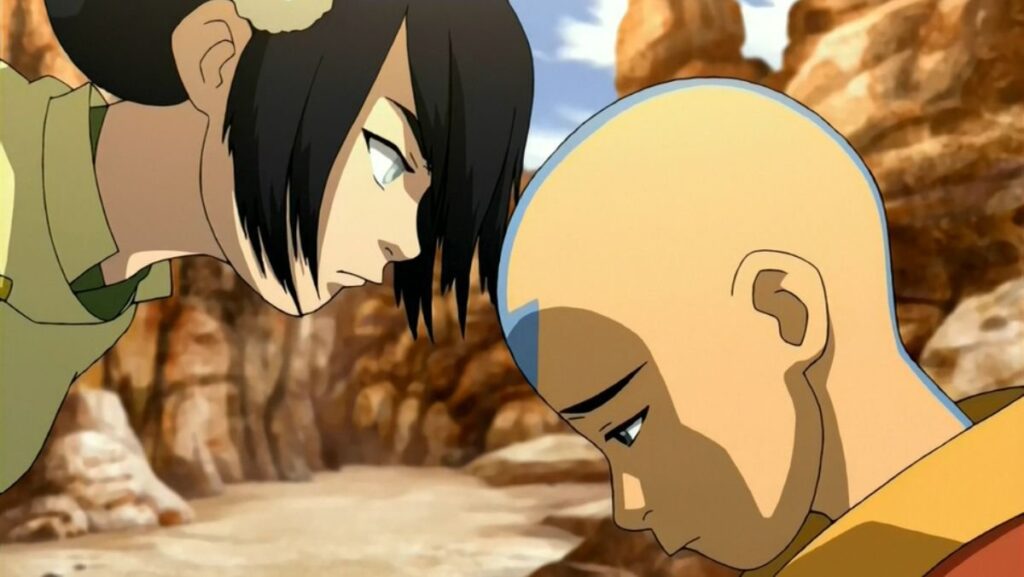 aang from avatar the last airbender episode bitter work