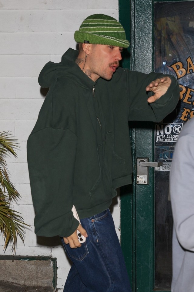 Justin Bieber looking tired in New York.