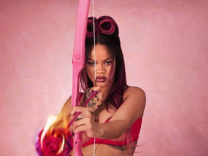 Rihanna Looks Fire In Fenty Valentines Day Lingerie