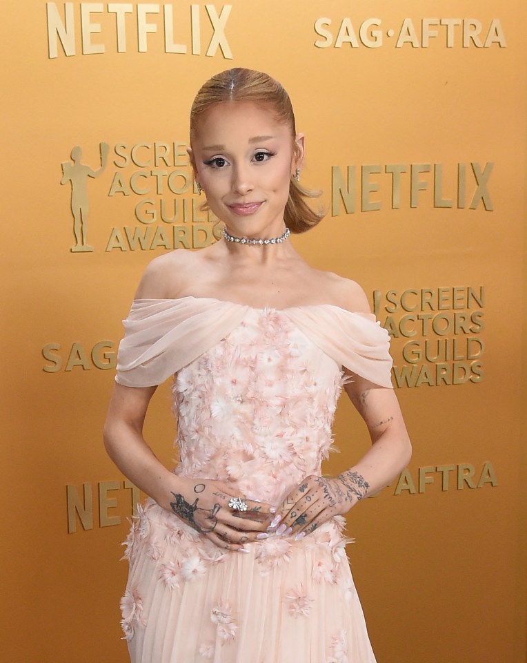 Ariana Grande at the Screen Actors Guild Awards.