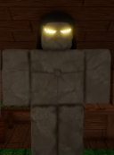 A Half Golem character from Rune Slayer is standing