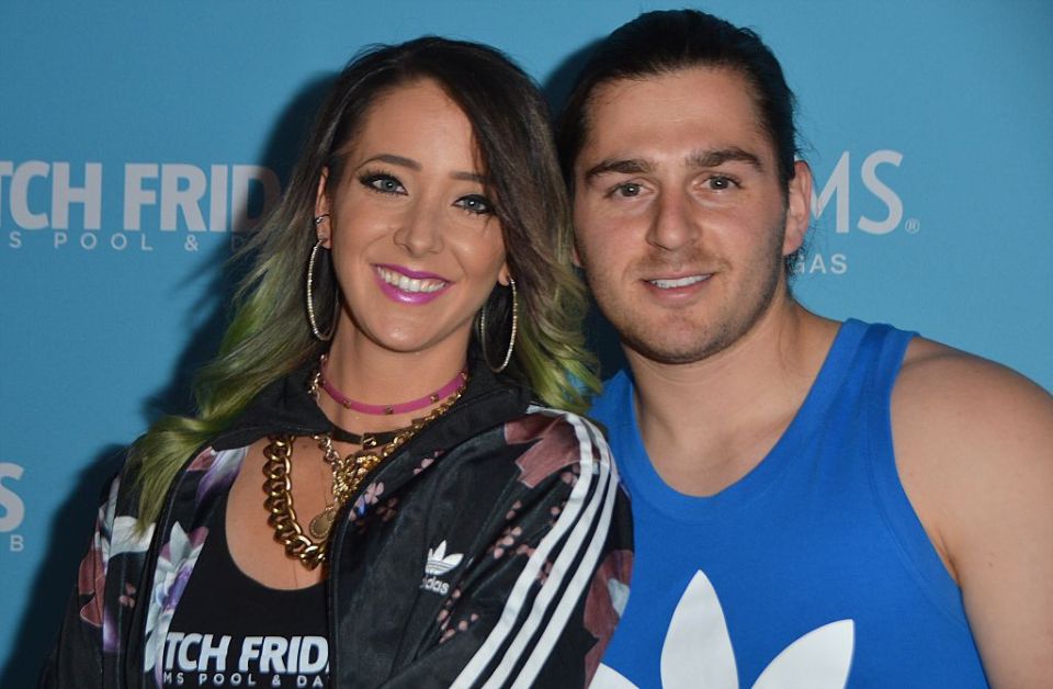 Jenna Marbles and Julien Solomita at an event.