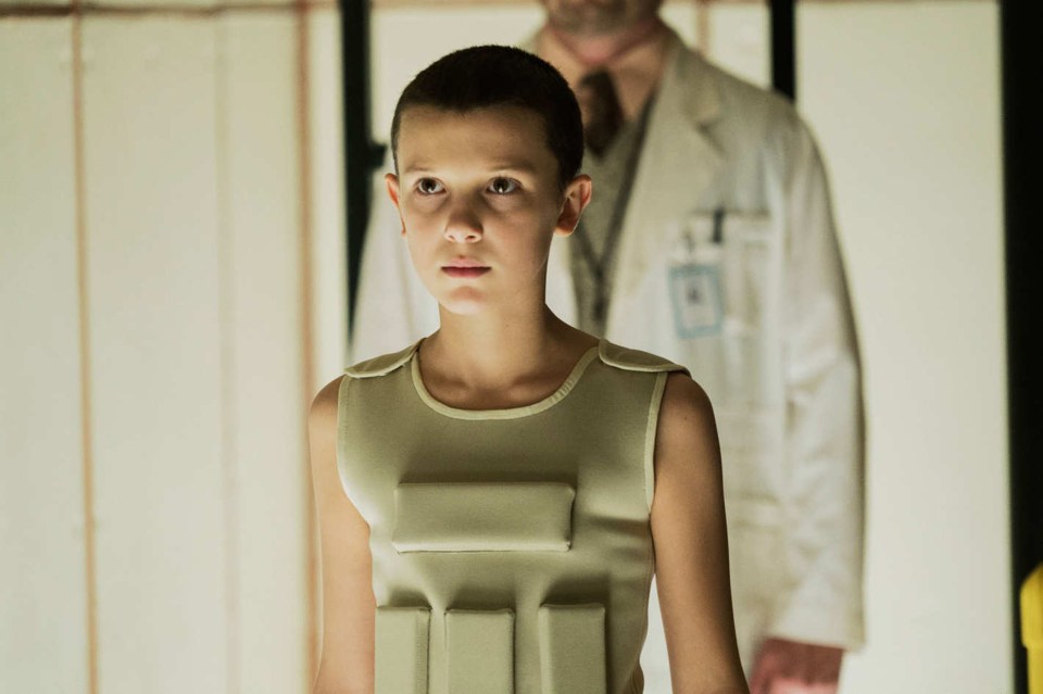 Millie Bobby Brown in Stranger Things.