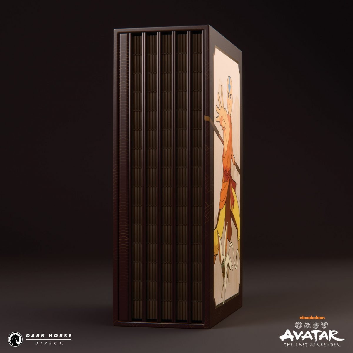 Avatar: The Last Airbender Omnibus Ultimate Edition Boxed Set book spines