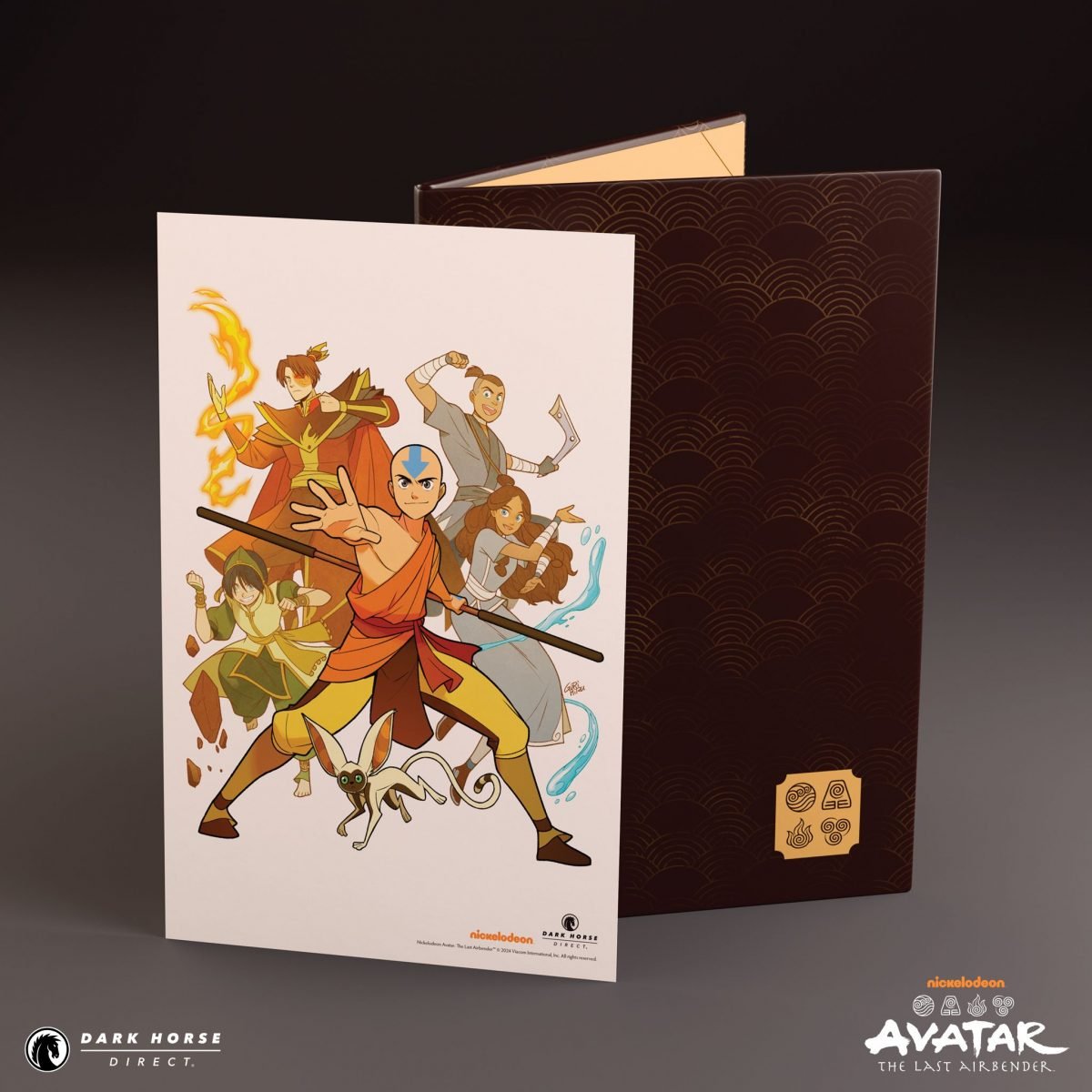 Avatar: The Last Airbender Omnibus Ultimate Edition Boxed Set exclusive lithograph print