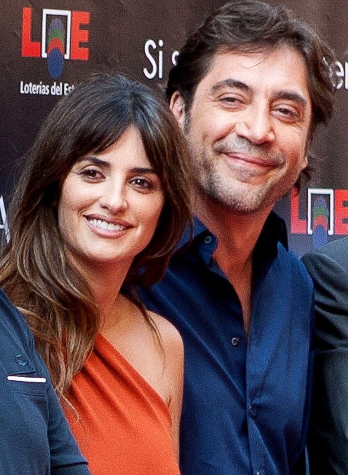 Penelope Cruz and Javier Bardem at the Madrid Walk of Fame inauguration.