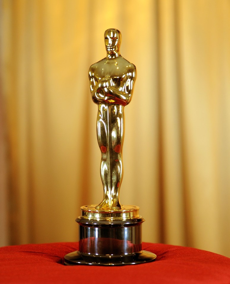 Oscar statuette.