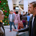 Emma Roberts and Luke Bracey in a scene from "Holidate"