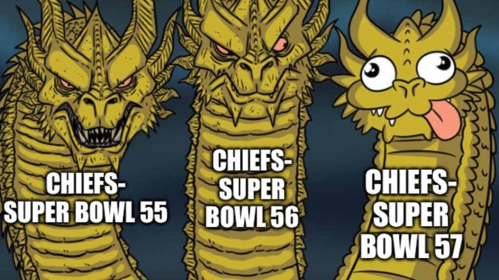 Chiefs in the Super Bowl meme