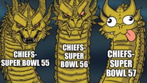 Chiefs in the Super Bowl meme