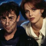 Cumming as Boris Grishenko and Izabella Scorupco as Natalya Simonova in "GoldenEye." Cumming recently spoke about a "nightmare" stunt he dealt with while filming the movie.