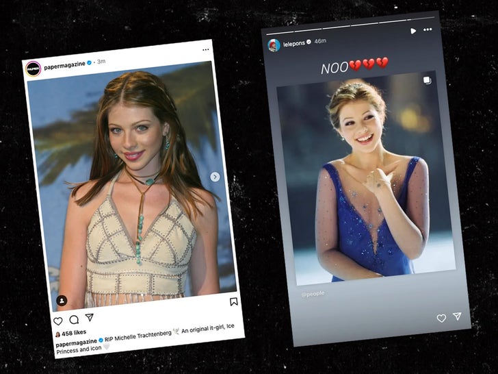 Tributes To Michelle Trachtenberg On Social Media