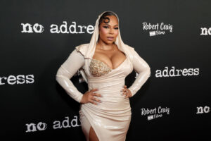 Ashanti attends No Address Los Angeles Premiere