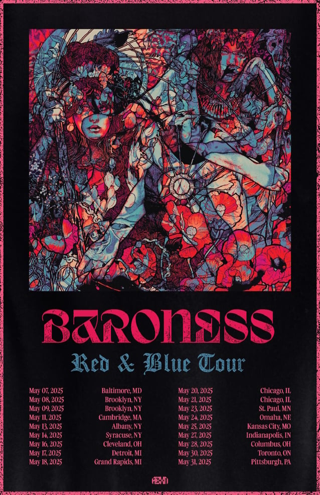 BARONESS Announces May 2025 'Red & Blue Tour'