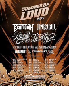 BEARTOOTH, I PREVAIL, KILLSWITCH ENGAGE And PARKWAY DRIVE To Team Up For 'Summer Of Loud' 2025 Tour