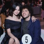 Selena Gomez and Benny Blanco attend the Second Annual Rare Impact Fund Benefit supporting youth mental health on Oct. 24, 2024, in Los Angeles.