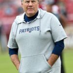 The New England Patriots visit the Washington Redskins at FedEx Field. 06 Oct 2019 Pictured: Bill Belichick. Photo credit: TKP/MEGA TheMegaAgency.com +1 888 505 6342 (Mega Agency TagID: MEGA522877_003.jpg) [Photo via Mega Agency]