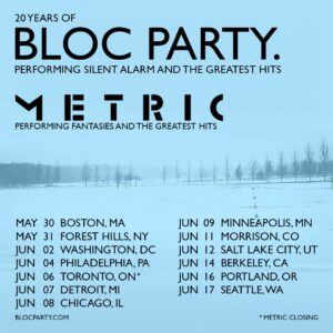 Bloc Party: 20 Years of Bloc Party Tour