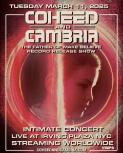 COHEED AND CAMBRIA Announces 'The Father Of Make Believe' Album-Release Concert In New York City