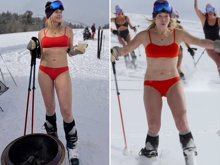 Chelsea Handler Back At It With Sexy Skiing Shots For 50th Bday!