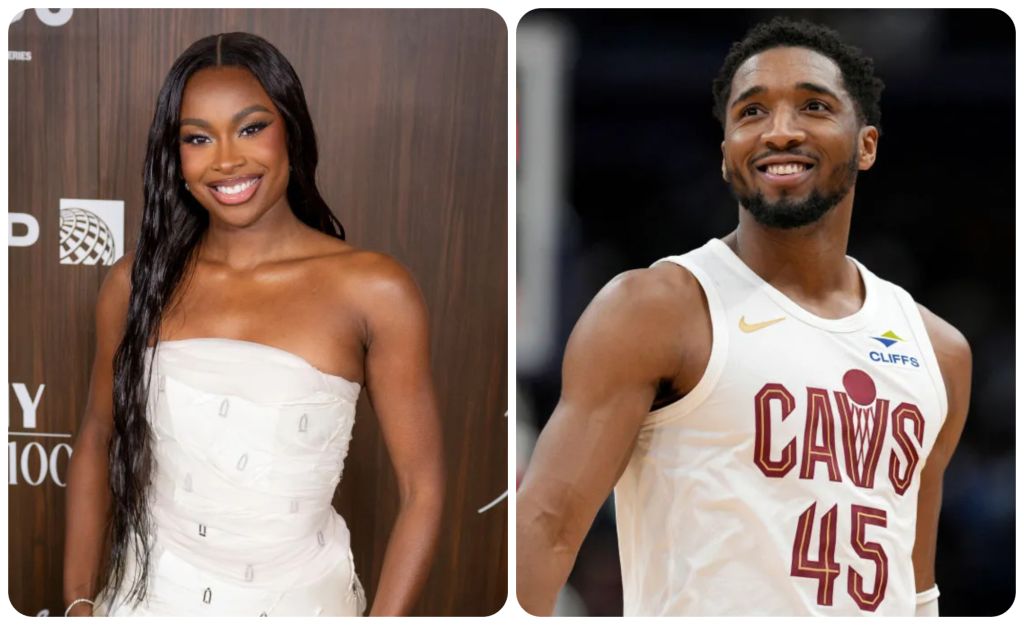 Coco Jones and Donovan Mitchell