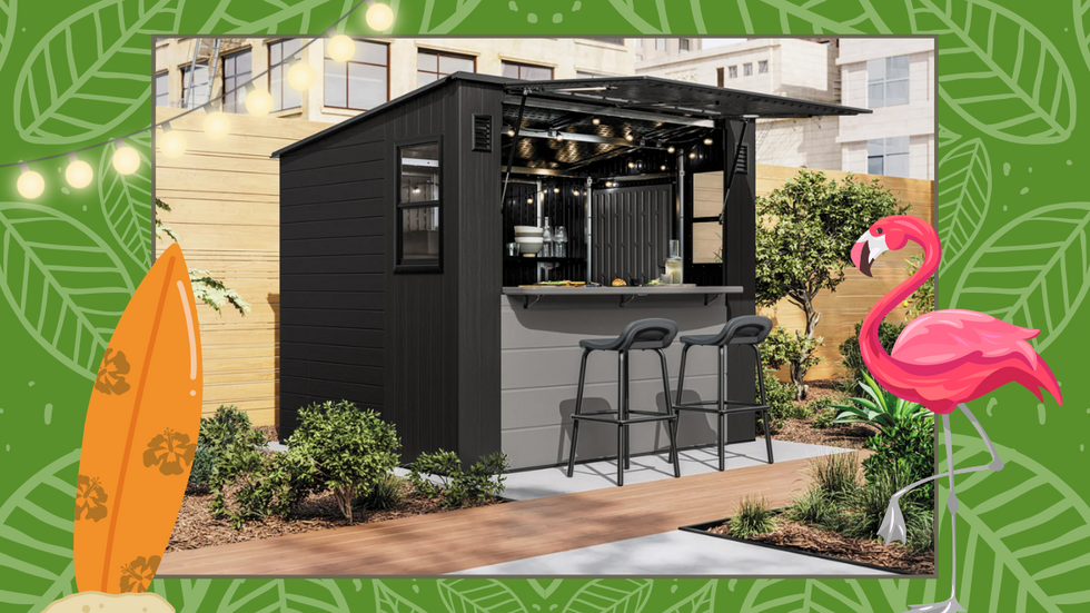 Costco's Chic Outdoor Bar Will Transform Your Yard Into a Resort for Just $1,900 — Best Life