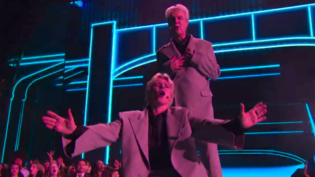 David Byrne Joins Robyn for Dancing On My Own"