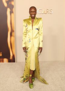 Cynthia Erivo at the Oscars nominee reception.