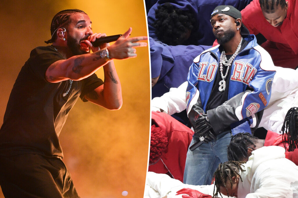 Drake surprises fans amid Kendrick Lamar's Super Bowl halftime show