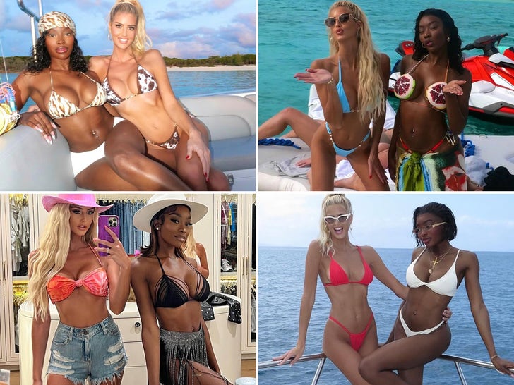 Emma Hernan And Chelsea Lazkani Hot Shots -- Besties In Bikinis!