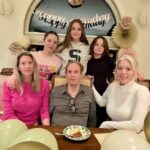 Michael Bolton with his family celebrating his birthday.