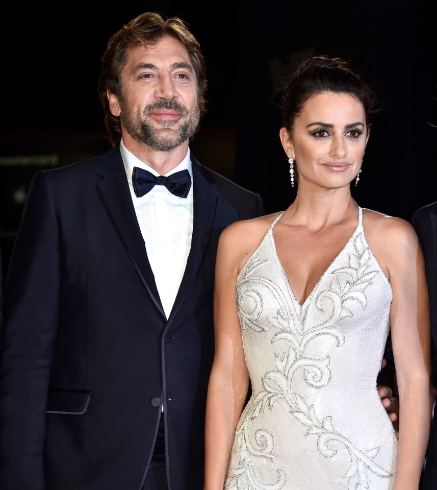 Javier Bardem and Penelope Cruz at the Venice Film Festival.