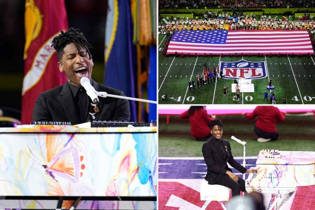 How long was Jon Batiste's Super Bowl 2025 National Anthem?