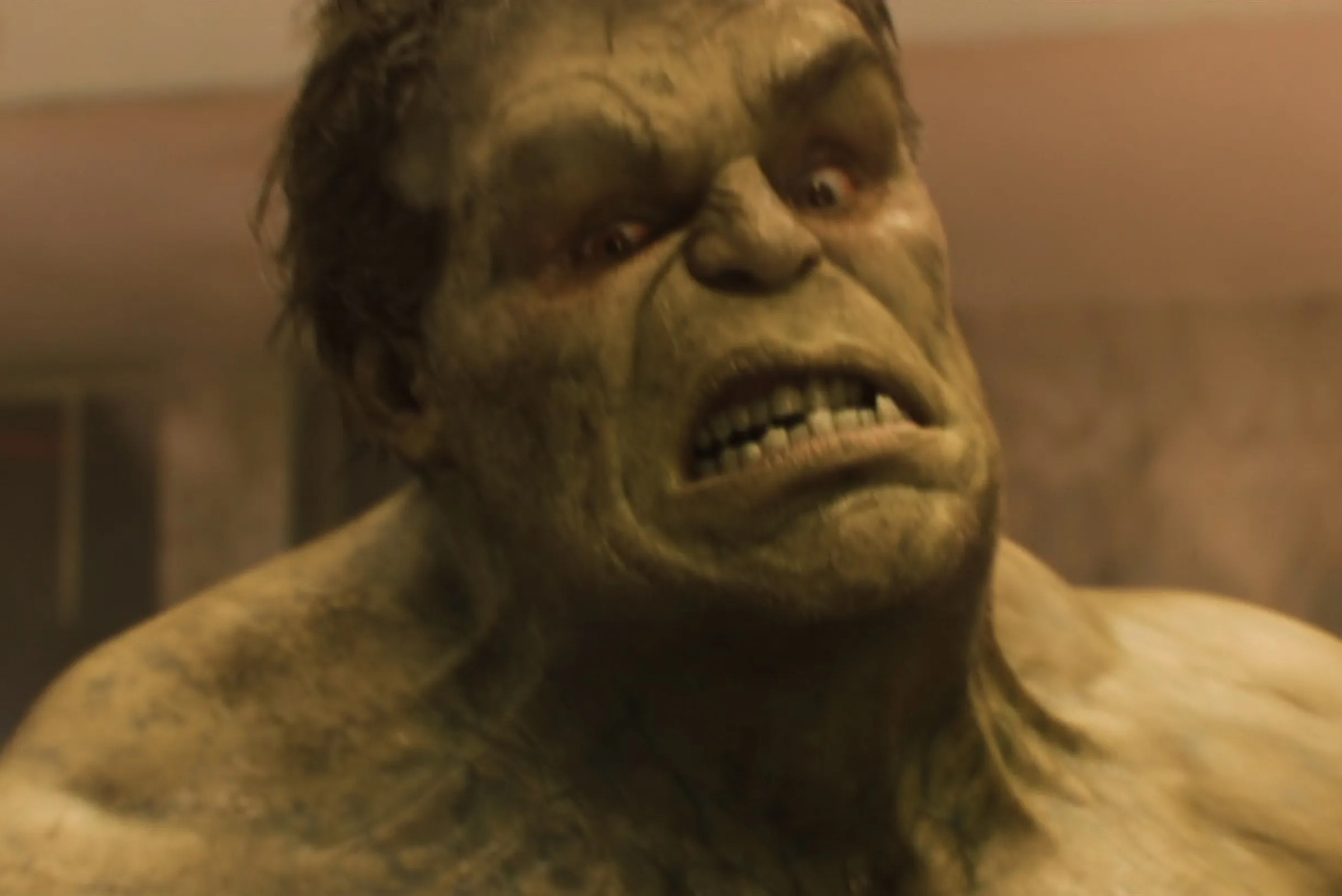 Hulk makes a Quasimodo face in Avengers: Age of Ultron