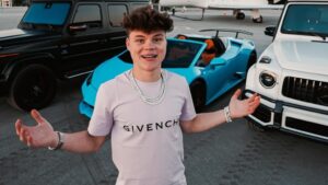 Jack Doherty with his Lamborghini.