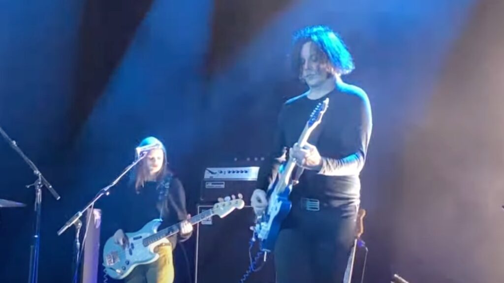 Jack White and Daughter Scarlett Perform "Archbishop Harold Holmes" in NYC