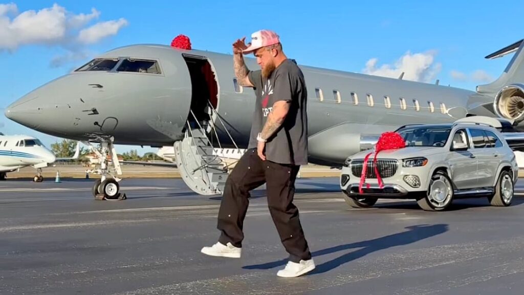 Jake Paul gifts himself $175K Maybach & matching private jet