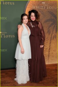 Sarah Catherine Hook, Parker Posey at the White Lotus premiere