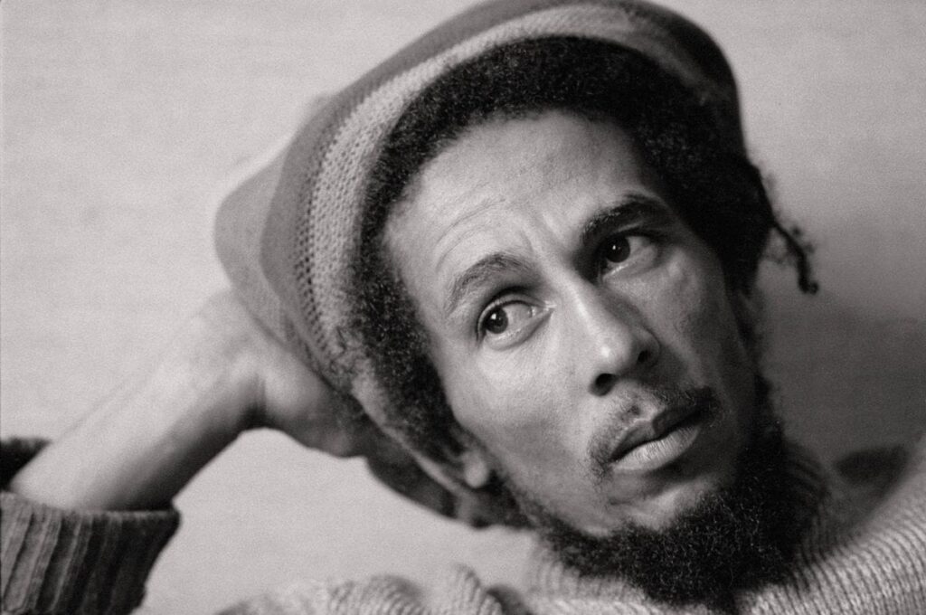 Bob Marley, singer The singer sat with a Jamaican cap  (Photo by Sigfrid Casals/Cover/Getty Images)