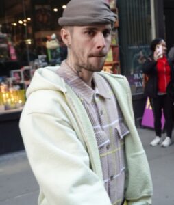 Justin Bieber in Union Square, New York City.