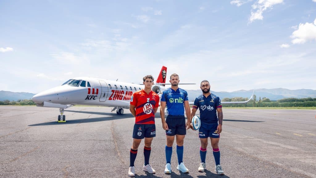 KFC Private Jet Zing Air Super Rugby