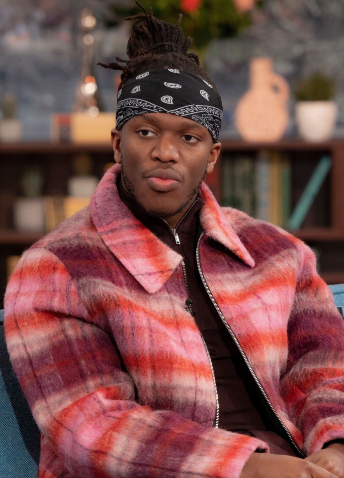 KSI on the "This Morning" TV show.