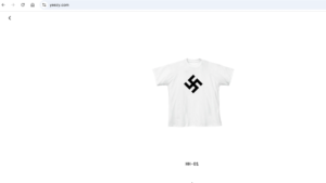 kanye west super bowl ad swastika shirts