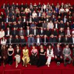 In this handout image provided by A.M.P.A.S., nominees for the 97th Oscars pose for a group photo at a dinner held at the Academy Museum on February 25, 2025 in Los Angeles, California. (Photo by Richard Harbaugh / The Academy via Getty Images)