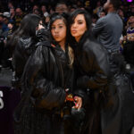 Celebrities At The Los Angeles Lakers Game