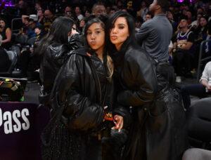 Celebrities At The Los Angeles Lakers Game