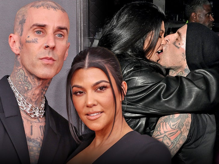 travis barker kourtney kardashian mainn getty